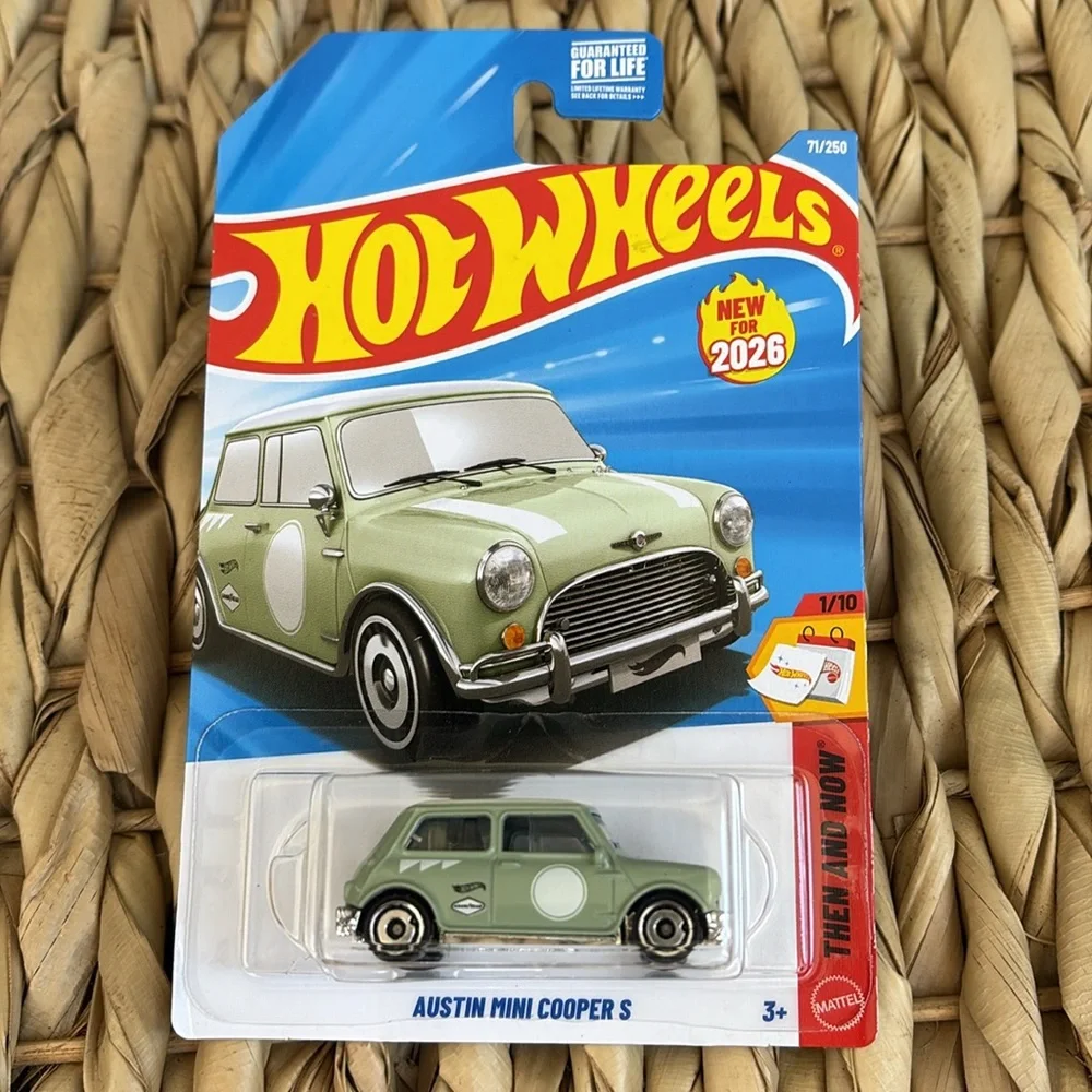 Austin Mini Cooper British Automobile Green Compact Car Hot Wheels New 2026